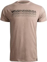 Hayabusa T-shirt Triple Threat Bruine vechtsportkleding Kies uw maat: XXL