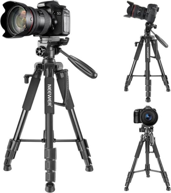 Grandecom® Statief Camera | Draagbaar | 3-Poot | Tripod | Draagbaar +  Draagtas | Canon... | bol.com