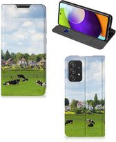 Smartphone Hoesje Geschikt voor Samsung Galaxy A52/A52s 5G Wallet Book Case Hollandse Koeien