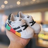 Kinderschoenen - Sneakers - Zwart sneakers - Jongensschoenen - Maat 23