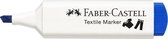 Faber-Castell textielmarker - blauw - FC-159523