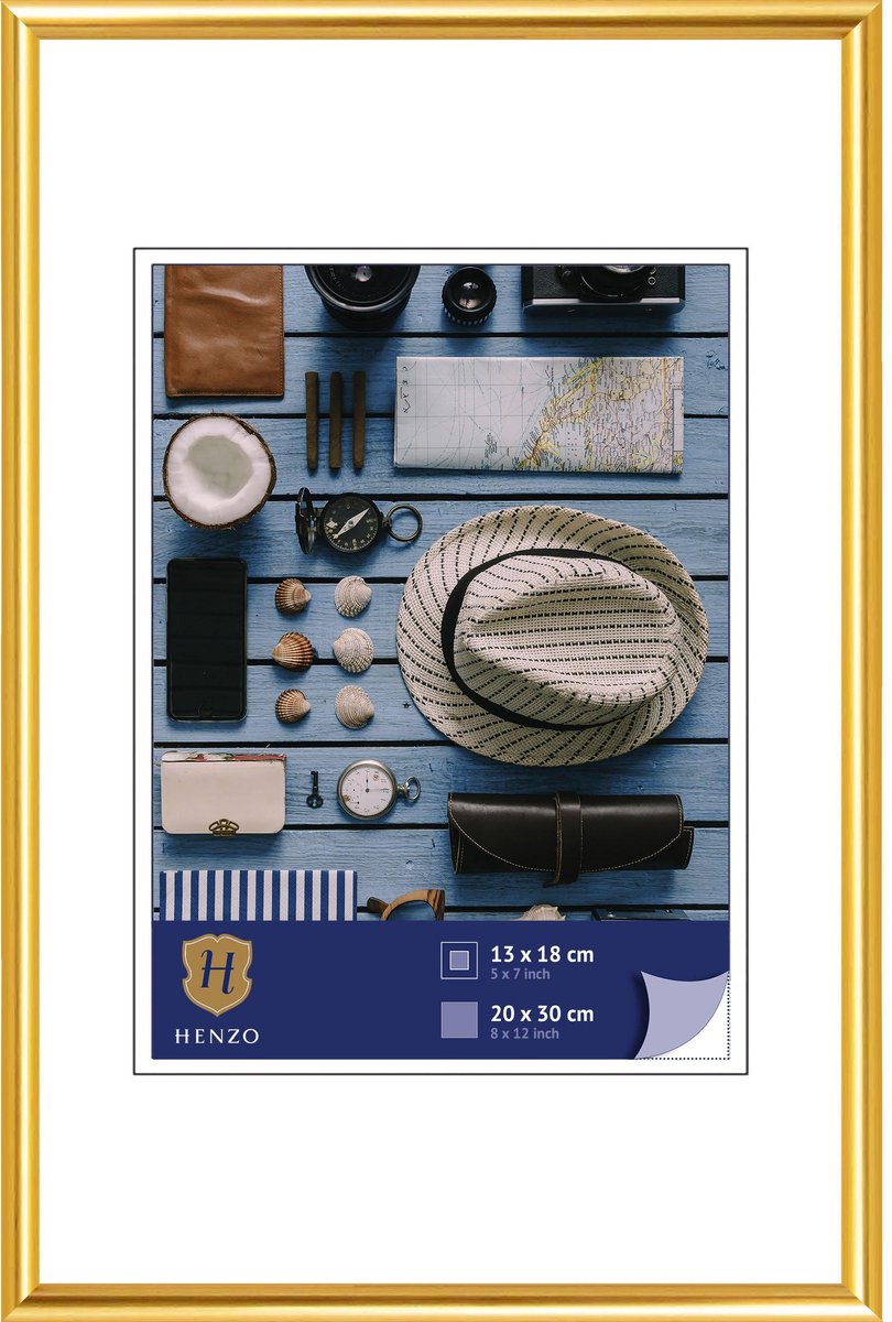 Fotolijst - Henzo - Napoli - Fotomaat 20x30 cm - Goud