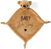 Peluche ours en tissu avec nom de famille cadeau de maternité pour bébé