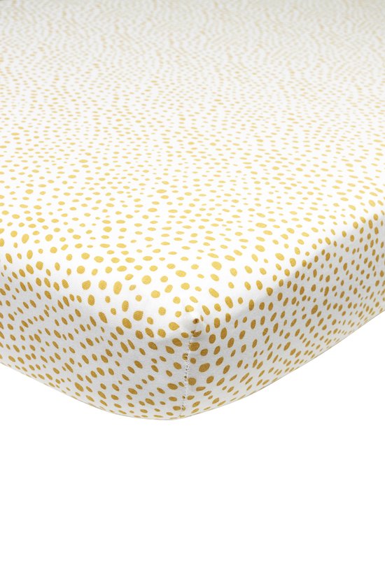 Cheetah hoeslaken juniorbed - Honey Gold 70x140/150cm | bol.com