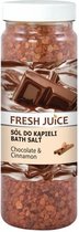 Elfa Pharm Fresh Juice - Chocolade en kaneel verwarmende badzout , Chocolate & Cinnamon warming bath salt, 700g