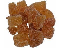 De Kruidenbaron - Gesuikerde gemberblokjes - zak 1 kilo