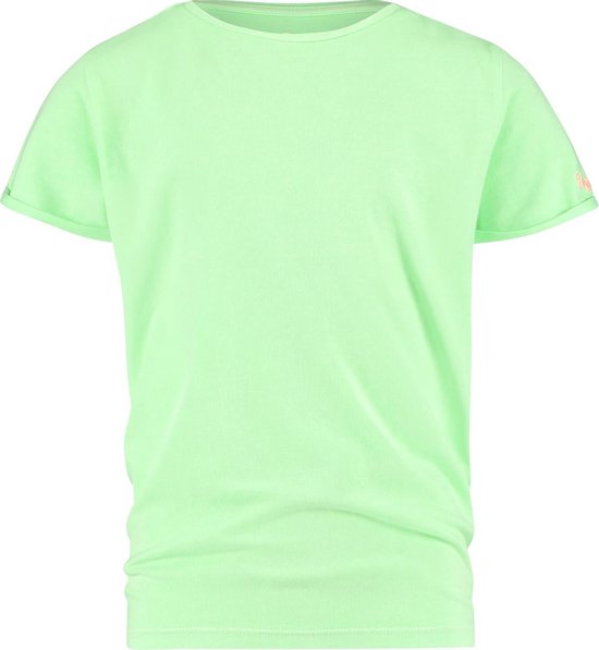 Vingino T-shirt Essentials Filles Katoen Vert Fluo Taille 98