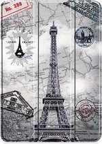 Shop4 - iPad Pro 11 (2021) Hoes - Smart Book Case Eiffeltoren