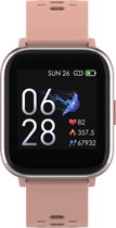 Denver SW-162 - Smartwatch - Sportwatch - Horloge - Hartslagmeter - Temperatuurmeter - Geschikt voor iOS & Android - Roze