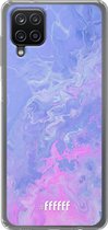 6F hoesje - geschikt voor Samsung Galaxy A12 - Transparant TPU Case - Purple and Pink Water #ffffff
