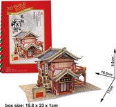 Dielay - 3D Puzzel - Complete Set - 29 Onderdelen - Longxiang Tavern
