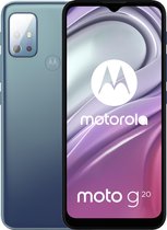 Motorola Moto G G20 16,5 cm (6.5") Android 11 4G USB Type-C 4 Go 64 Go 5000 mAh Bleu