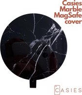 Casies Apple MagSafe Beschermer - Marmer / Marble Zwart - MagSafe Cover / Hoesje
