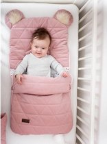 Babyslaapzak 45 x 80 cm Dream Catcher Triangles Pink 6 in 1 - Baby sleeping bag