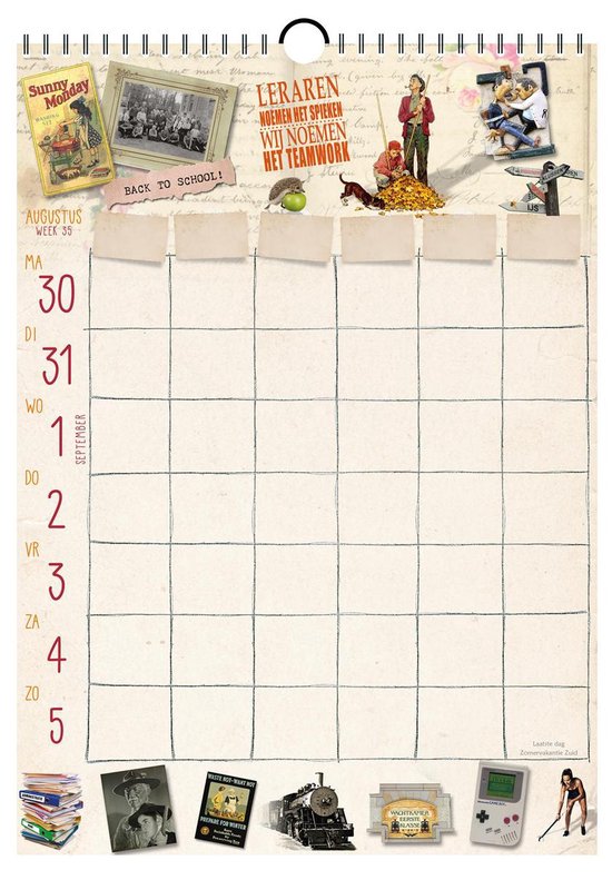 Familieplanner Good old days Schooljaar 20242025 bol