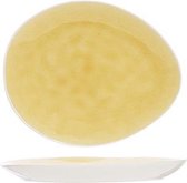 Spirit Mustard Dinerbord - Ovaal - 19.5x16.5cm