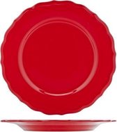 Juliet Rood Dinerbord - Blinkend - Ø 28cm