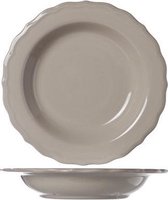 Juliet Taupe Diep Bord - Blinkend - Ø 23cm