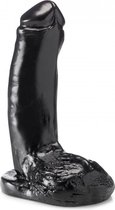 XXLTOYS - Irvin - Large Dildo - Inbrenglengte 17 X 6 cm - Black - Uniek Design Realistische Dildo – Stevige Dildo – voor Diehards only - Made in Europe