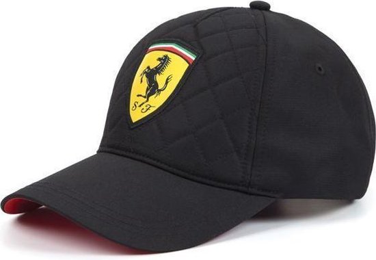 Scuderia Ferrari Quilted Cap Black - Ferrari