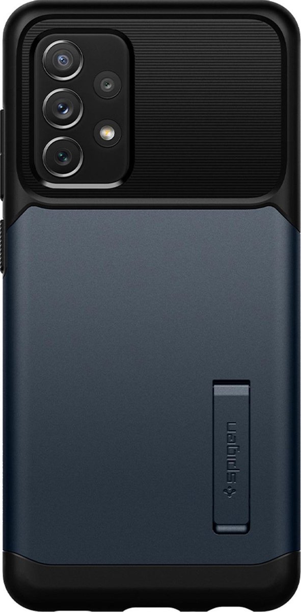 Spigen Slim Armor Hoesje Geschikt voor Samsung Galaxy A72 Metal Slate