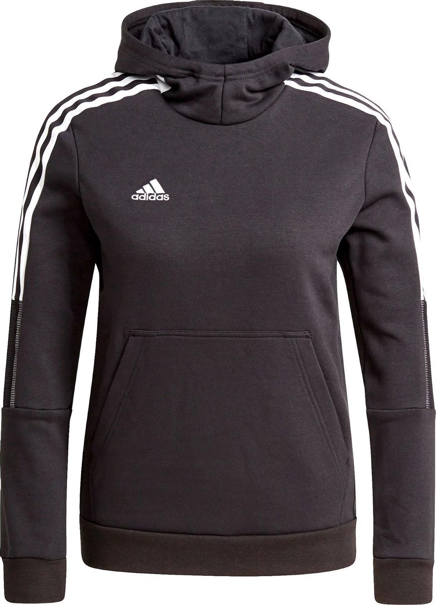 Adidas Tiro 21 Sweater Met Kap Kinderen - Zwart | Maat: 116