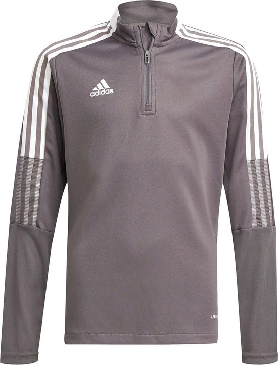 Maillot de sport adidas - Taille 116 - Unisexe - Gris/Blanc