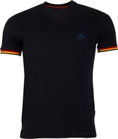 Sundek T-shirt - Mannen - donkerblauw/rood