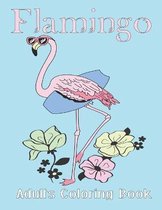 Flamingo Adults Coloring Book