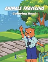 Traveling Animals Coloring Book