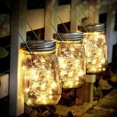 Zonne-lamp | 3 Stuks | 30 LEDS | Buitenverlichting | Glas | Waterdicht |  Decoratie Licht | Batterij | Zonne-energie | Automatisch