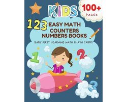 123 Easy Math Counters Numbers Books Baby First Learning Math Flash Cards