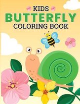 Kids Butterfly Coloring Book
