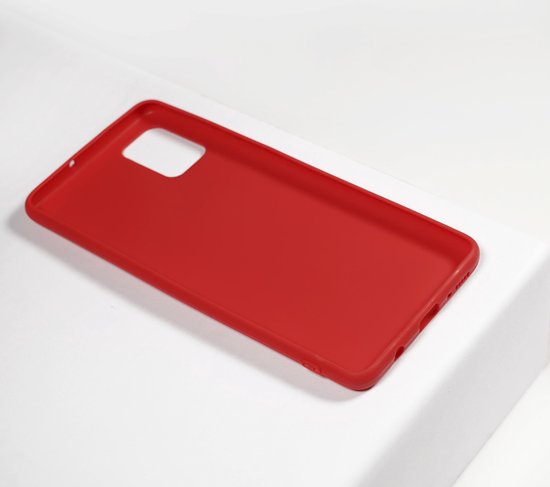 Coque Samsung Galaxy A51 BMAX / coque de téléphone mince et de protection / coque de protection / coque de protection / BMAX de téléphone / coque rigide / protection de téléphone - rouge