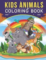 Kids Animals Coloring Book