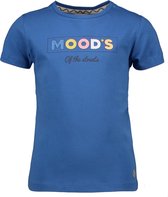 Moodstreet Meisjes t-shirts & polos Moodstreet MT t-shirt chestprint Simply blue 86/92