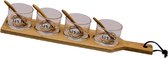 Amuseset / Tapasset met Dienblad - Bamboe