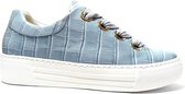 Gabor Sneaker 66.464.66 Kroko Lichtblauw