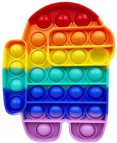 Fidget Toys - Popit - Pop it - among us ® - rainbow