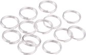 25- Splitringetjes- RVS - 12 mm- Sieraden maken- Charme Bijoux