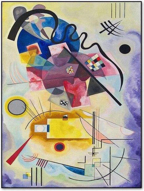 Vintage Wassily Kandinsky Poster 2 - 60x80cm Canvas - Multi-color 
