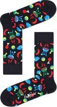 Happy Socks - Sokken Dames - Sokken Heren -BBQ - Zwart - maat 36-40