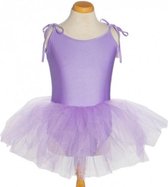 Balletpakje paars + tutu ballet verkleed jurk meisje, maat 8 - 98/104