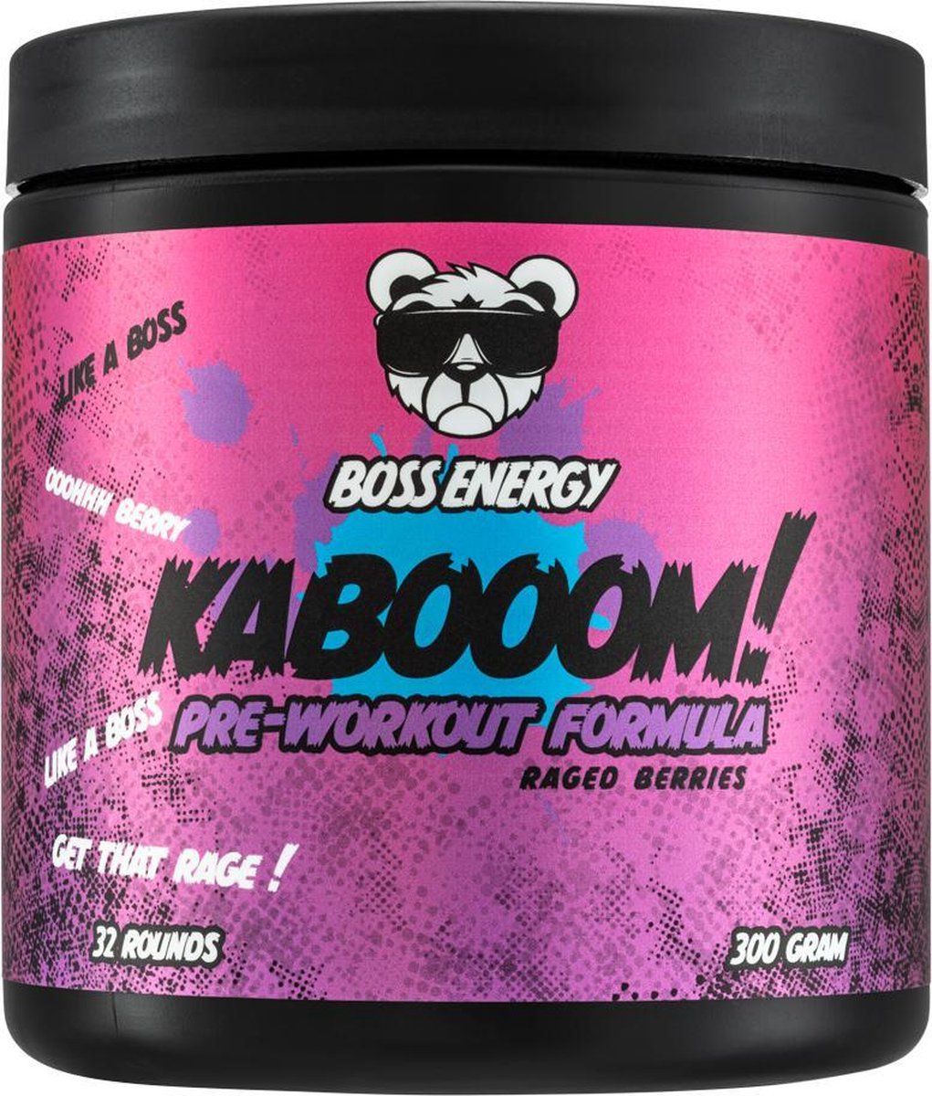 Boss Energy - preworkout - Kabooom! Preworkout - Raged Berries