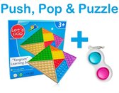 PLAY IT Tangram Puzzel Pop It 7 delig - Inclusief Simple Dimple - Fidget Toys