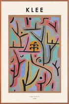 JUNIQE - Poster met kunststof lijst Klee - Park Near Lu -30x45