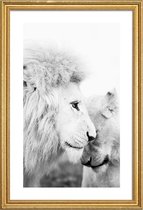 JUNIQE - Poster met houten lijst A Softer Side -40x60 /Grijs & Wit