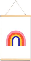 JUNIQE - Posterhanger Rainbow -60x90 /Kleurrijk