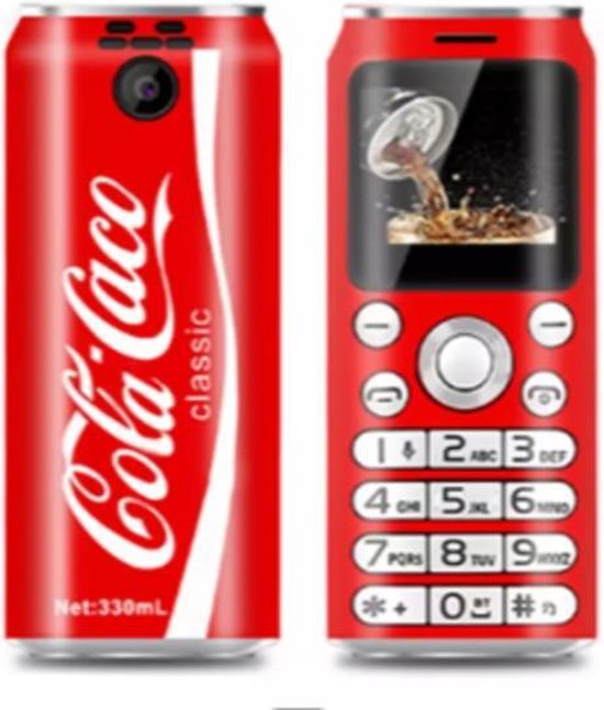 Mini téléphone portable - Mini téléphone - Coca Cola Petit téléphone  portable - Petit