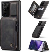 Caseme - Samsung Galaxy Note 20 Ultra - Back Cover Wallet hoesje - Zwart